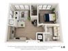 1J Floor Plan 1J Floor Plan at The Baxly, Savannah, GA